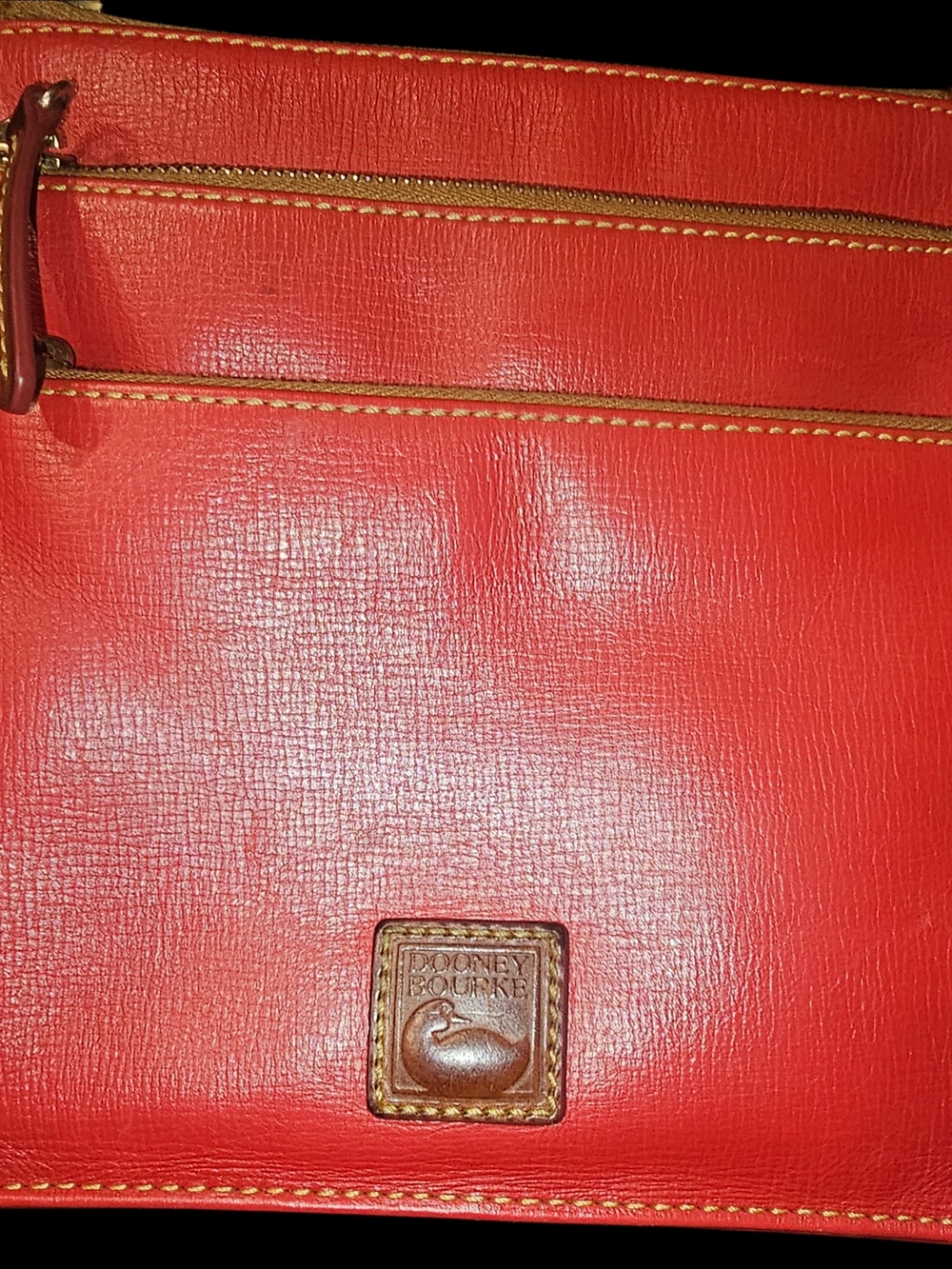 Dooney & Bourke Red Leather Crossbody Bag 👜❤️